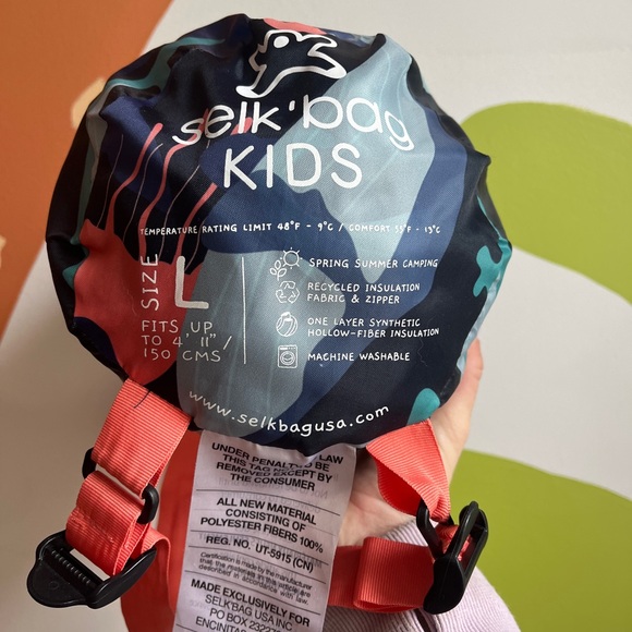 Selk REÍ kids sleeping bag onesie - NWOT - Kids LG - Picture 9 of 12